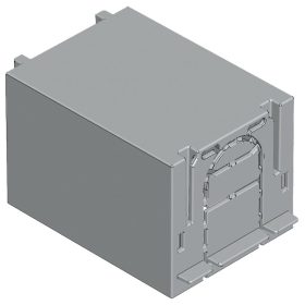   Érintésvédelmi burkolat alsó/felső kábelbevezetéshez 1P - AA-KETO-00-1/66