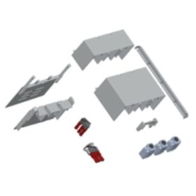   Érintésvédelmi burkolat alsó/felső kábelbevezetéshez 1P - AA-KETO-3-1