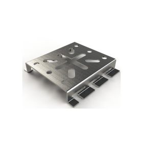   Basor MSUC INOX 304 kötésdoboz szerelőlap(mini) BF,BFR-hez, inox (2/0379)