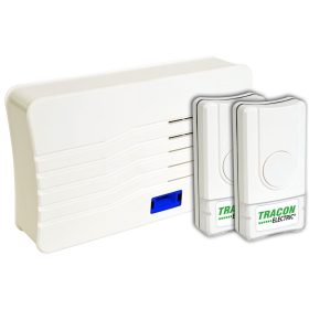   Vezeték nélküli csengő, téglalap alakú, 2 adó, 1 vevő - BELLW2-2V1