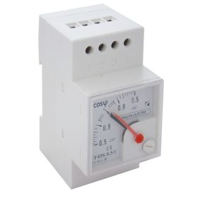   Sínre pattintható analóg teljesítménytényező mérő - CF45S-0,5/1