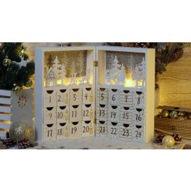   LED karácsonyi adventi kalendárium, elemes (X22051) - CHRACB8WW