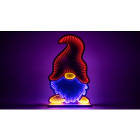 LED karácsonyi tükördísz , manó, USB (X25016) - CHRMMBG