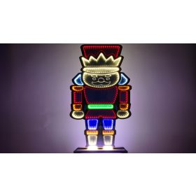   LED karácsonyi tükördísz , diótörő, USB (X25015) - CHRMMNC