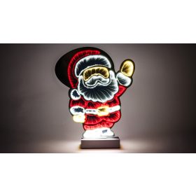 LED karácsonyi tükördísz , télapó, (X25017) - CHRMMS