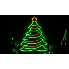 NEON FLEX LED karácsonyi fenyő, USB (X25011) - CHRNT