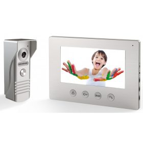   COMMEL Video kaputelefon, színes, 7 col, 2 kapunyitó, IP44-es kültéri egys.(cikksz.: 501-104)