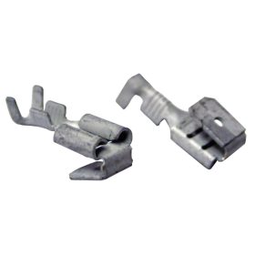   Szigeteletlen rátolható csatlakozó csap+hüvely, ónozott réz - CSE