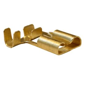   Szig.tlen rátolható csatl. hüvely, ónozott réz, rögz.csapos - CSH09B