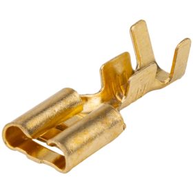   Szigeteletlen rátolható csatlakozó hüvely, sárgaréz - CSH6