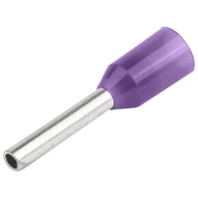   Szigetelt (PA6.6) érvéghüvely, ónozott elektrolitréz, lila - E034