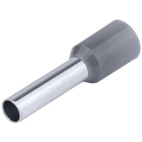   Szigetelt (PA6.6) érvéghüvely, ónozott elektrolitréz, szürke - E120