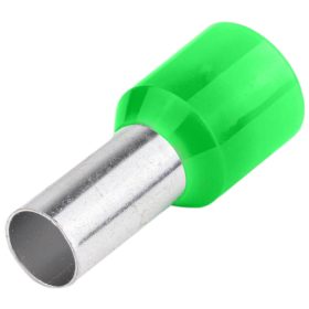   Szigetelt (PA6.6) érvéghüvely, ónozott elektrolitréz, zöld - E126