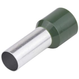   Szigetelt (PA6.6) érvéghüvely, ónozott elektrolitréz, oliva - E133
