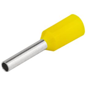   Szigetelt (PA6.6) érvéghüvely, ónozott elektrolitréz, sárga - E146