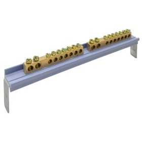   Falon kívüli elosztódoboz, füstszínű ajtóval, N/PE sínnel - EDFK-14/3