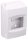 Falon kívüli elosztódoboz, ajtó nélkül, zárópecsételhető - EDFK-4/1ANP