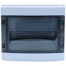   Falon kívüli elosztódoboz, átlátszó ajtóval, N/PE sínnel - EDFKIP65N121