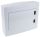 Falon kívüli elosztódoboz, fehér-sík ajtóval, NPE nélkül - EDFKSN-12/1