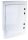 Falon kívüli elosztódoboz, fehér-sík ajtóval, NPE nélkül - EDFKSN-18/3