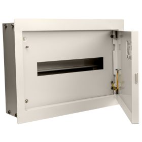   Fém elosztódoboz süllyesztett, maszkos, fehér - EDSF-16/1