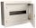 Fém elosztódoboz süllyesztett, maszkos, fehér - EDSF-16/1