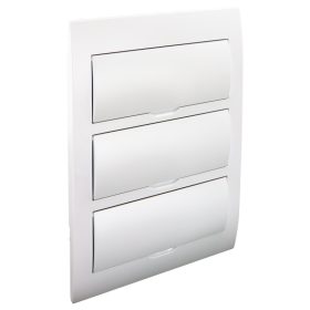   Süllyesztett elosztódoboz, fehér ajtóval, N/PE sínnel - EDSN-14/3