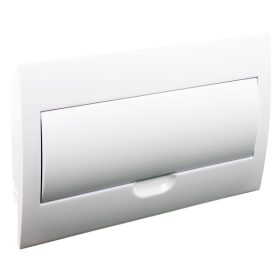   Süllyesztett elosztódoboz, fehér ajtóval, N/PE sínnel - EDSN-18/1