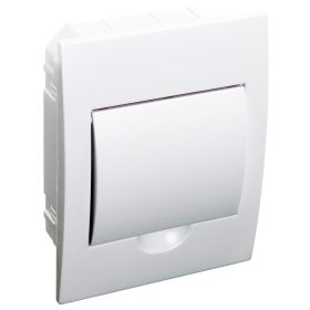   Süllyesztett elosztódoboz, fehér ajtóval, N/PE sínnel - EDSN-6/1