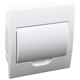   Süllyesztett elosztódoboz, fehér ajtóval, N/PE sínnel - EDSN-8/1