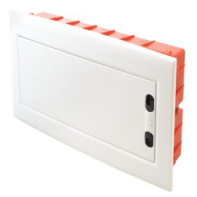   Süllyesztett elosztódoboz, fehér-sík ajtóval, NPE nélkül - EDSSN-18/1