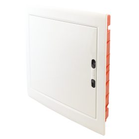   Süllyesztett elosztódoboz, fehér-sík ajtóval, NPE nélkül - EDSSN-18/2