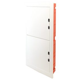   Süllyesztett elosztódoboz, fehér-sík ajtóval, NPE nélkül - EDSSN-18/4