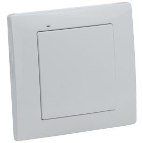   Rádiós jeladó nyomógomb, 2 csatornás, fali, fehér - EFNY2W