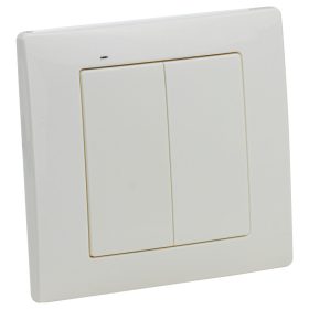   Rádiós jeladó nyomógomb, 4 csatornás, fali, krém - EFNY4