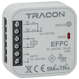   Rádiós LED vezérlő, szerelvénydobozba, 1 csatornás - EFPC
