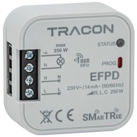 Rádiós dimmer, szerelvénydobozba, 1 csatornás - EFPD
