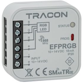   Rádiós RGB vezérlő, szerelvénydobozba,3 csatornás - EFPRGB
