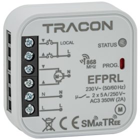 Rádiós zsaluvezérlő, szerelvénydobozba, helyi - EFPRL