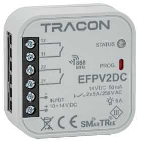   Rádiós jelvevő egység, szerelvénydobozba, 2 csat - EFPV2DC