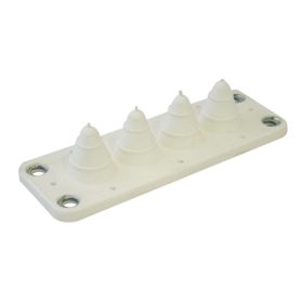   Elosztószekrény kábelbevezető, gumi, 4db kábelhez - EKBV-01