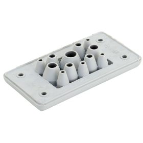   Elosztószekrény kábelbevezető,gumi, 12db kábelhez - EKBV-10