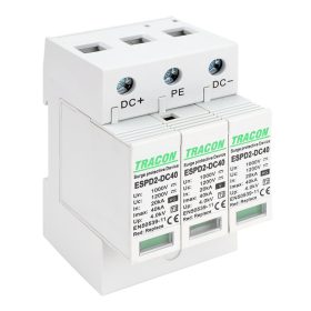   T2 DC típusú túlfeszültség levezető, cserélhető betéttel - ESPD2-DC40-1000
