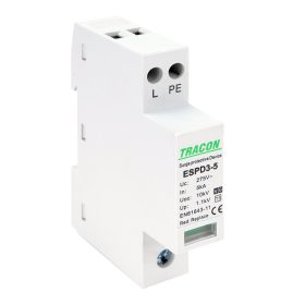   T3 AC típusú túlfeszültség levezető, egybeépített - ESPD3-5-1+1P