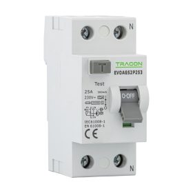 Áram-védőkapcsoló, 2 pólusú - EVOAGS2P1001