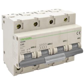   Kismegszakító, nagyáramú, 4 pólus, C karakterisztika - EVOH4125