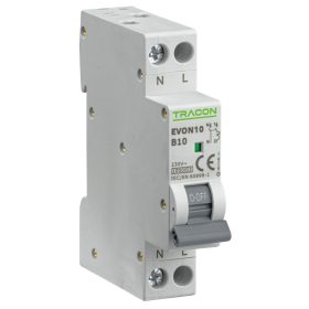 Kismegszakító, 1+N pólus, B karakterisztika - EVON10B10