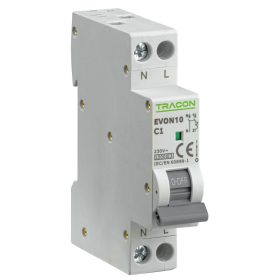 Kismegszakító, 1+N pólus, C karakterisztika - EVON10C2