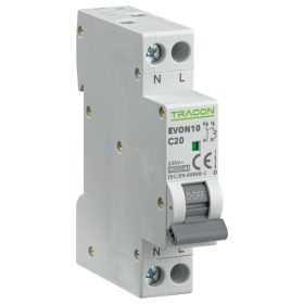 Kismegszakító, 1+N pólus, C karakterisztika - EVON10C20