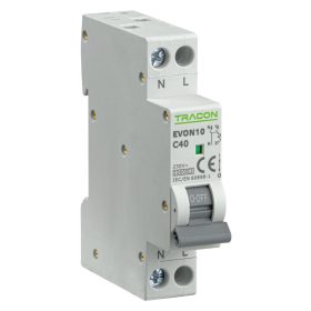 Kismegszakító, 1+N pólus, C karakterisztika - EVON10C40